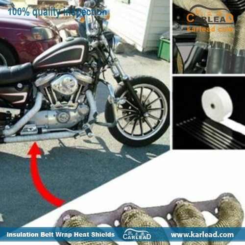 De Exaustão Da Motocicleta Isolamento Correia